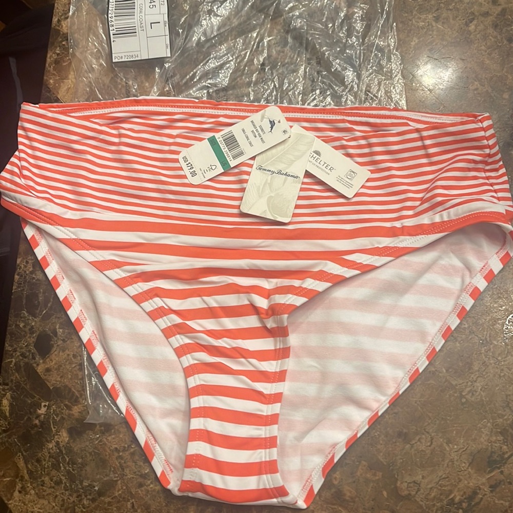 NWT Tommy Bahama Breaker Bay High Waist Bikini Bottom NEW with TAGS